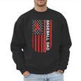 Baseball Dad Usa American Flag Patriotic Dad Father's Day Men Sweatshirt Baseball Dad Usa American Flag Patriotic Dad Father's Day Men Sweatshirt