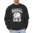 Baseball Dad Vintage Baseball Player Daddy Men Men Sweatshirt