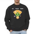 Baseball Father's Day Joke Vintage Baseball Dad Men Sweatshirt Baseball Father's Day Joke Vintage Baseball Dad Men Sweatshirt