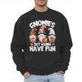 Basketball Gnomies Have Fun For Baseball Dad And Coach Men Sweatshirt