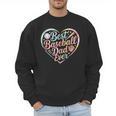 Best Baseball Dad Ever Heart Men Sweatshirt