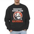 Fathers Day Baseball Dad Parent Men Sweatshirt