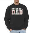 Groovy Baseball Dad Father Happy Fathers Day Sports Game Day Men Sweatshirt Groovy Baseball Dad Father Happy Fathers Day Sports Game Day Men Sweatshirt