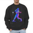 Ice Cream Drip Melting Baseball Bat Player Baseball Dad Men Sweatshirt Ice Cream Drip Melting Baseball Bat Player Baseball Dad Men Sweatshirt
