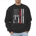 Proud Baseball Dad American Flag Sports Father Day Men Sweatshirt Proud Baseball Dad American Flag Sports Father Day Men Sweatshirt