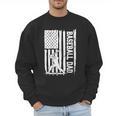 Retro Baseball Dad Us America Flag Fathers Day Men Sweatshirt Retro Baseball Dad Us America Flag Fathers Day Men Sweatshirt