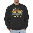 Vintage Baseball Dad Just Like A Normal Dad Only Cooler Men Sweatshirt