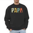 Vintage Baseball Dad Papa Fathers Day Men Sweatshirt