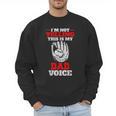 Vintage I'm Not Yelling This Is My Baseball Dad Voice Men Sweatshirt