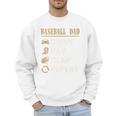 Baseball Dad Drive Pay Clap Repeat Father's Day Premium Men Sweatshirt