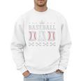 Baseball Dad Father's Day Baseball Father Retro Vintage Premium Men Sweatshirt Baseball Dad Father's Day Baseball Father Retro Vintage Premium Men Sweatshirt