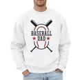 Baseball Dad Happy Fathers Day Wife Daughter Son Game Day Men Sweatshirt