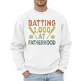 Baseball Dad Vintage Batting 1000 At Fatherhood Men Sweatshirt Baseball Dad Vintage Batting 1000 At Fatherhood Men Sweatshirt