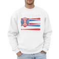 Best Dad Coach Ever Baseball Dad American Flag 4th Of July Premium Men Sweatshirt Best Dad Coach Ever Baseball Dad American Flag 4th Of July Premium Men Sweatshirt