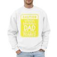 Caution Serious Baseball Dad Something To Be Feared Premium Men Sweatshirt