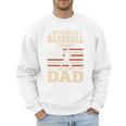 My Favorite Baseball Player Calls Me Dad Baseball Dad Premium Tri-Blend Men Sweatshirt