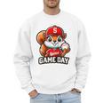 Game Day Baseball Dad Baseball Mam Father's Day Raglan Baseball Tee Men Sweatshirt