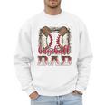 Retro Baseball Dad Leopard Proud Ball Dad Men Sweatshirt Retro Baseball Dad Leopard Proud Ball Dad Men Sweatshirt