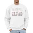 Softball Ball Dad Baseball Dad Parent Fathers Day Baseball Premium Men Sweatshirt