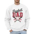 Vintage Baseball Dad Daddy Father's Day Baseball Players Men Sweatshirt