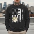 Baseball Dad America Flag Vintage Christmas Xmas Men Sweatshirt Baseball Dad America Flag Vintage Christmas Xmas Men Sweatshirt
