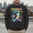 Baseball Dad Cool Fathers Day Coach Player Daddy Papa Men Men Sweatshirt