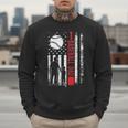 Baseball Dad Father And Son Baseball Love Men Sweatshirt