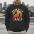 Baseball Dad Father Son Proud Daddy Papa Grandpa Sports Men Sweatshirt