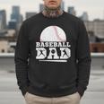 Baseball Dad Father Sport Fan Men Sweatshirt