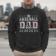 Baseball Dad Father's Day Baseball Father Retro Vintage Men Sweatshirt Baseball Dad Father's Day Baseball Father Retro Vintage Men Sweatshirt