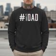Baseball Dad Father's Day Baseball Player Fan Daddy Papa Men Sweatshirt
