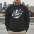 Baseball Dad Kids Birthday Baseball Drip Ice Cream Family Men Sweatshirt Baseball Dad Kids Birthday Baseball Drip Ice Cream Family Men Sweatshirt