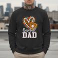 Baseball Dad Leopard Heart Colorful Men Sweatshirt Baseball Dad Leopard Heart Colorful Men Sweatshirt