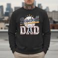 Baseball Dad Player Cool Retro Sports Fan Father's Day Men Sweatshirt