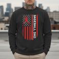 Baseball Dad Usa American Flag Patriotic Dad Father's Day Men Sweatshirt Baseball Dad Usa American Flag Patriotic Dad Father's Day Men Sweatshirt