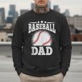 Baseball Dad Vintage Baseball Player Daddy Men Men Sweatshirt