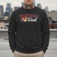 Cheer Baseball Dad My Favorite Cheerleader Calls Me Dad Red Men Sweatshirt