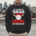 My Daughter Throws Harder Than Your Son Baseball Dads Men Sweatshirt My Daughter Throws Harder Than Your Son Baseball Dads Men Sweatshirt