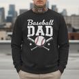 Fathers Cute Vintage Baseball Dad Sport Lovers Batter Player Men Sweatshirt Fathers Cute Vintage Baseball Dad Sport Lovers Batter Player Men Sweatshirt