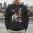 Fathers Day Baseball Dad Flag Dad Men Baseball Catcher Men Sweatshirt Fathers Day Baseball Dad Flag Dad Men Baseball Catcher Men Sweatshirt