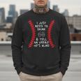 Need To Drink And Tell An Umpire He's Blind Baseball Dad Men Sweatshirt Need To Drink And Tell An Umpire He's Blind Baseball Dad Men Sweatshirt