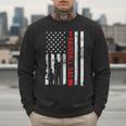 Proud Baseball Dad American Flag Sports Father Day Men Sweatshirt Proud Baseball Dad American Flag Sports Father Day Men Sweatshirt