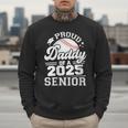 Proud Daddy Of A 2025 Senior Baseball Dad Papa Grad 2025 Men Sweatshirt