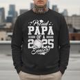 Proud Papa Of A 2025 Senior Graduate Baseball Dad Men Sweatshirt