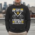 Softball Dad Like a Baseball Dad With Bigger Balls Softball Men Sweatshirt Softball Dad Like a Baseball Dad With Bigger Balls Softball Men Sweatshirt