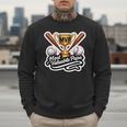 Most Valuable Papa Baseball Dad Coach Player Father's Day Men Sweatshirt