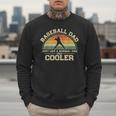 Vintage Baseball Dad Just Like A Normal Dad Only Cooler Men Sweatshirt