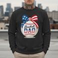 Vintage Baseball Dad Patriotic USA Flag 4th Of July Fathers Men Sweatshirt Vintage Baseball Dad Patriotic USA Flag 4th Of July Fathers Men Sweatshirt