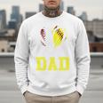Ball Dad Softball Baseball Dad Fathers Day Premium Men Sweatshirt