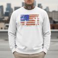Baseball Coach Baseball Dad American Flag Premium Men Sweatshirt Baseball Coach Baseball Dad American Flag Premium Men Sweatshirt